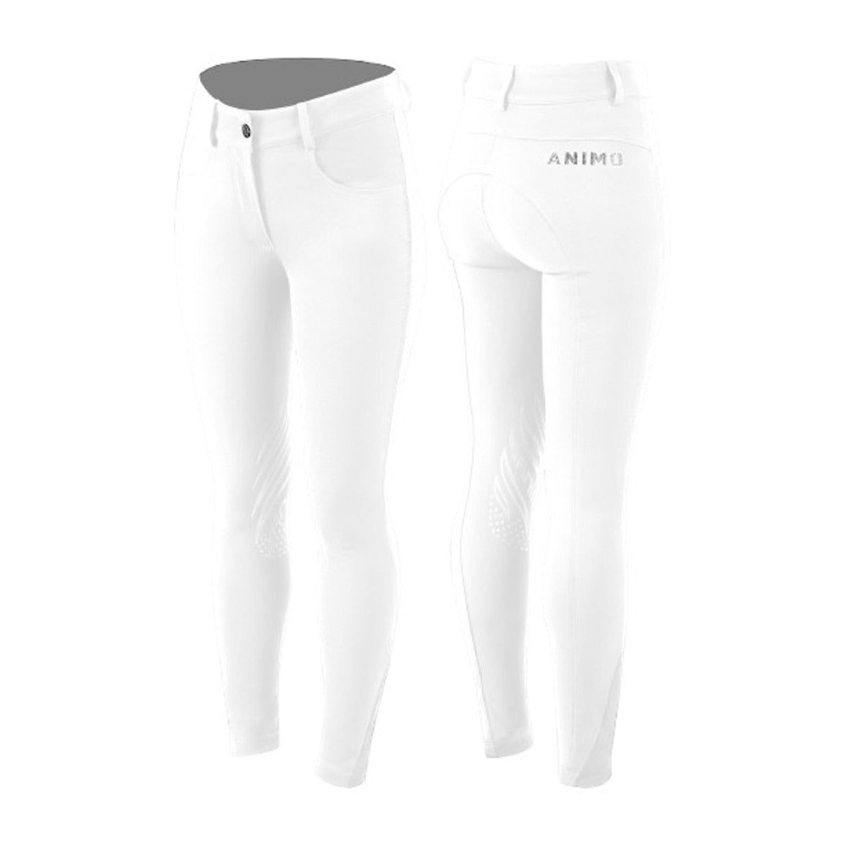 Animo Women's Navajo US Riding Breeches-White