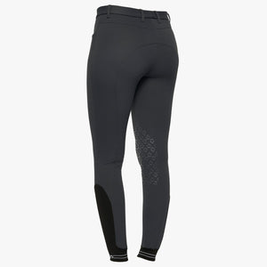 Cavalleria Toscana Women's Knee Grip Breeches With Perforated Logo Tape