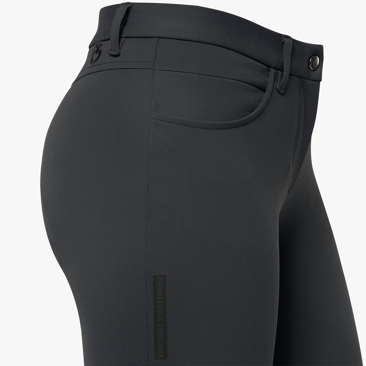 Cavalleria Toscana Women's Knee Grip Breeches With Perforated Logo Tape