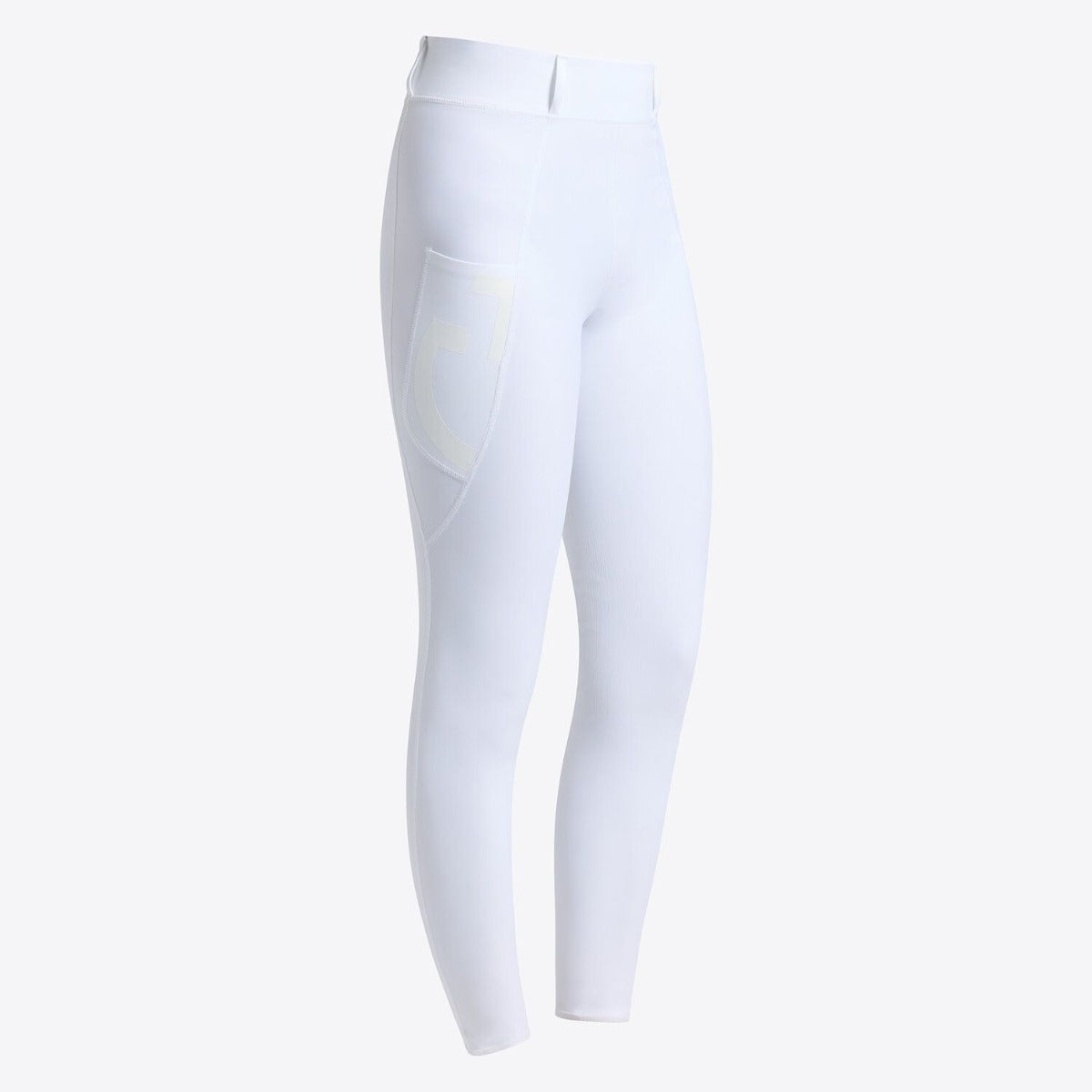 Cavalleria Toscana Women's Jumping Knee Grip Leggings White