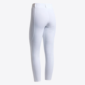 Cavalleria Toscana Women's Jumping Full Grip Leggings-White