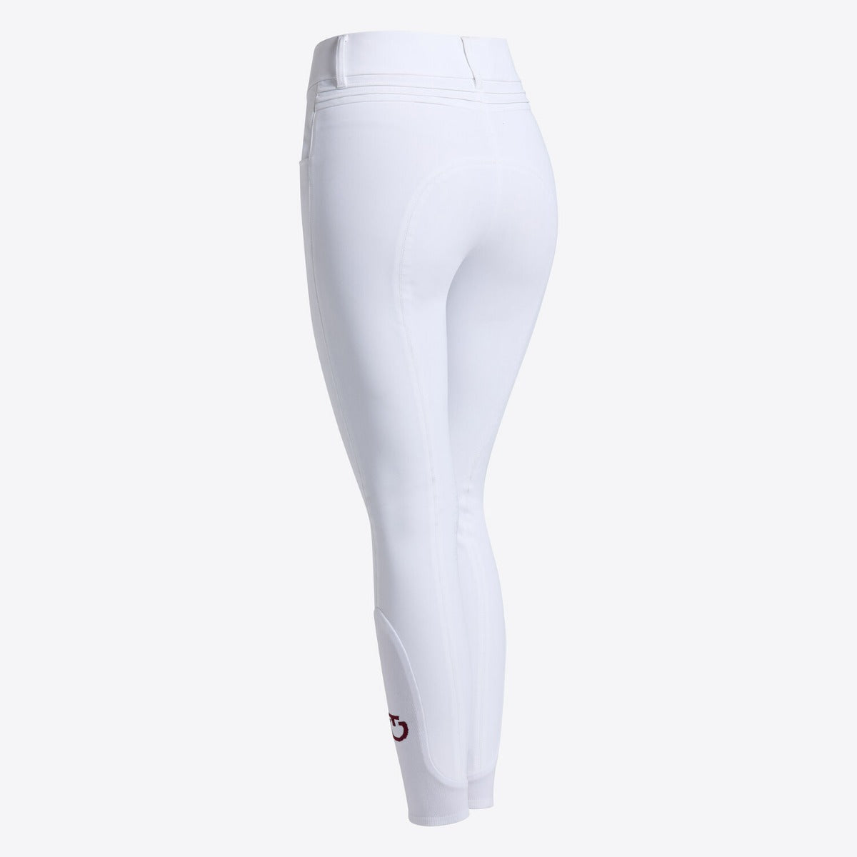 Cavalleria Toscana Women's Jumping Breeches with Knee Grip-White
