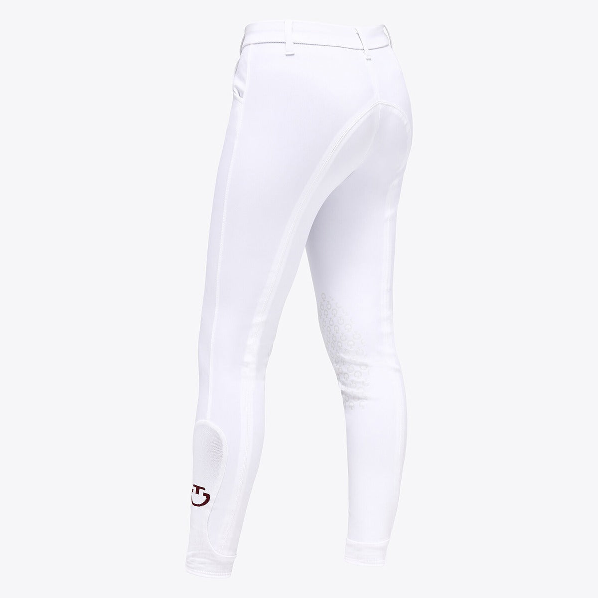 Cavalleria Toscana Unisex Young Rider's Knee Grip Jumping Breeches-White
