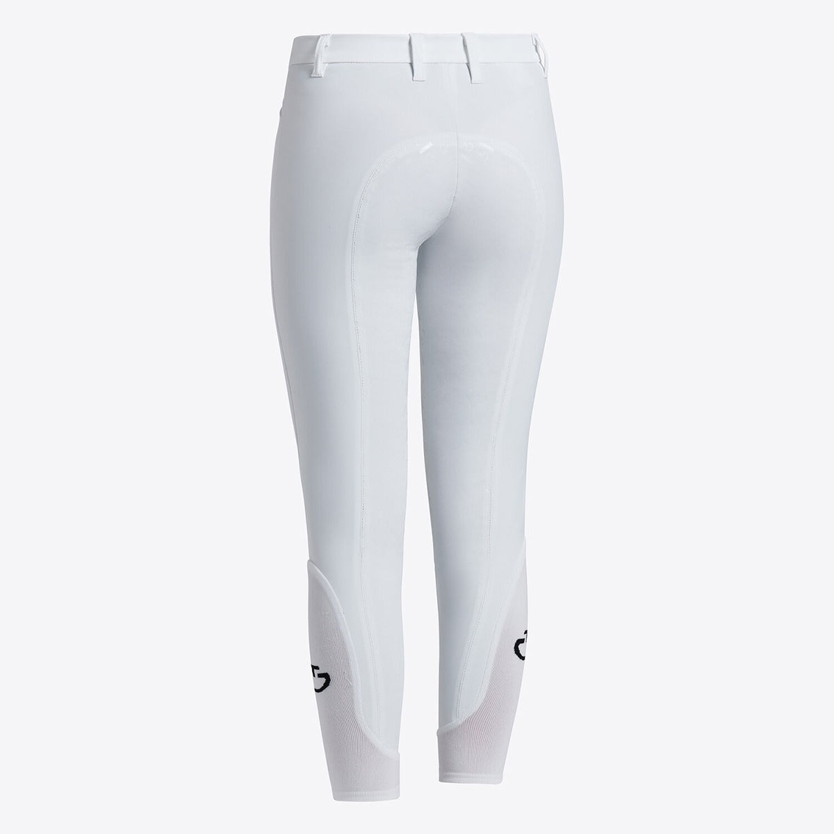 Cavalleria Toscana Unisex Young Rider's Dressage Full Grip Breeches-White