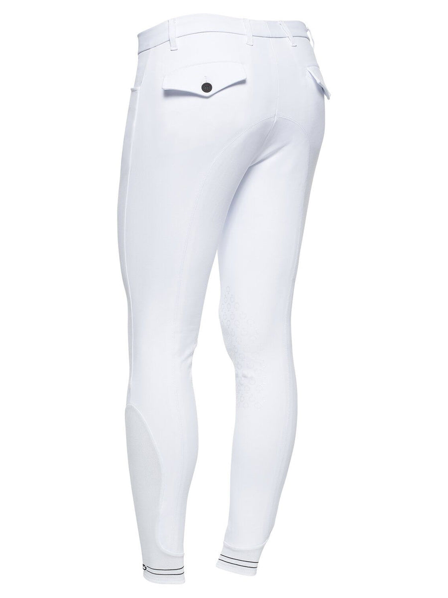 Cavalleria Toscana Men's Knee Grip Breeches With Perforated Logo Tape