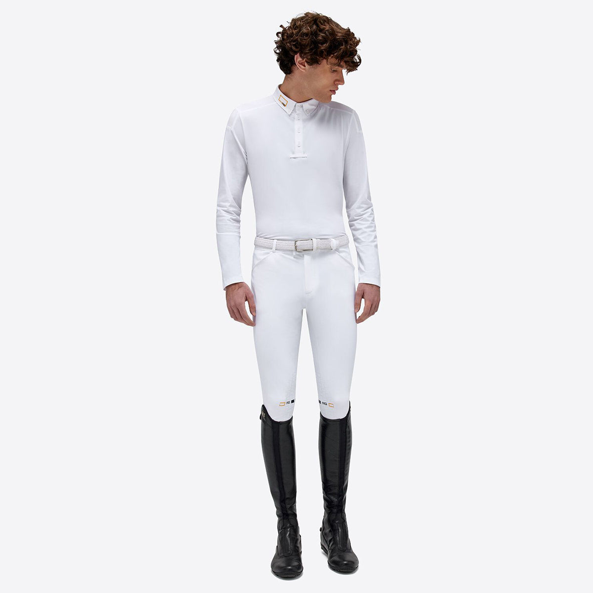 RG Men's Jersey L/S ZIP Competition Polo
