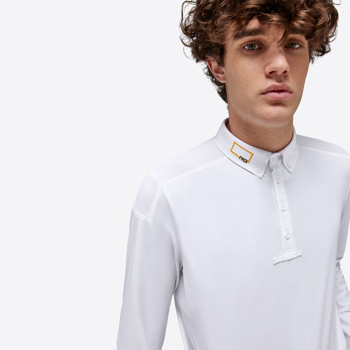 RG Men's Jersey L/S ZIP Competition Polo