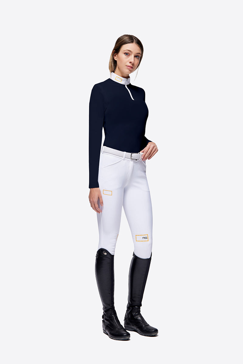 RG Women's Jersey L/S Zip Competition Polo