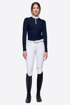 RG Women's Jersey L/S Zip Competition Polo