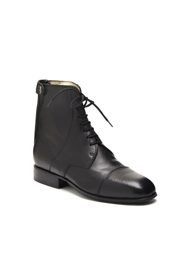 Fratelli Fabbri Leather Paddock Boots Retro Zip