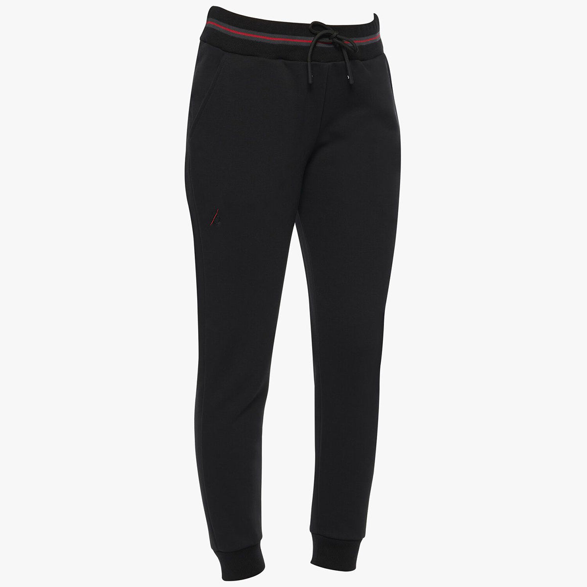 Cavalleria Toscana Women's Team Red Stripe Cotton Jogger