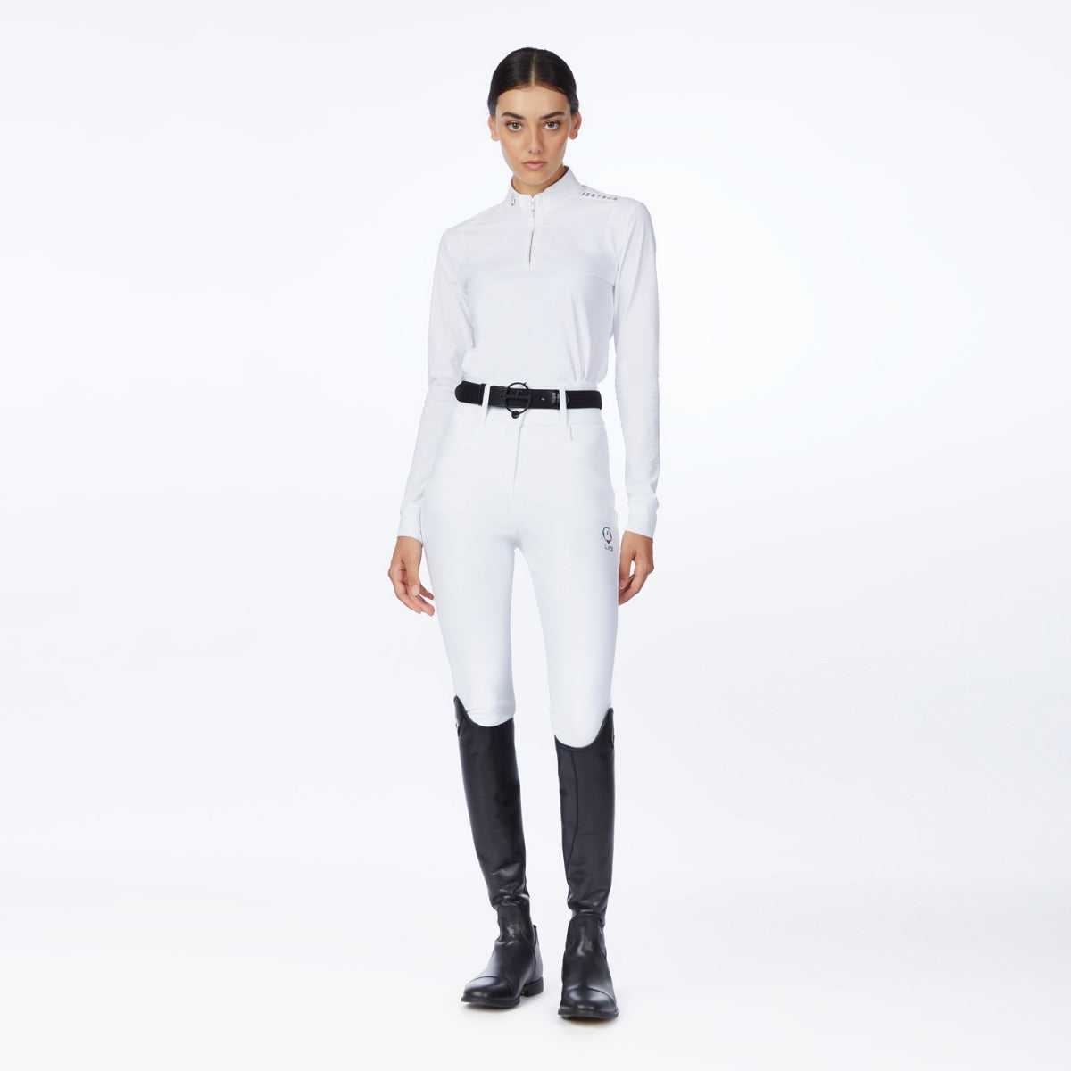 Vestrum Women's Bellatrix Breeches Full Grip High Waist-Optical White
