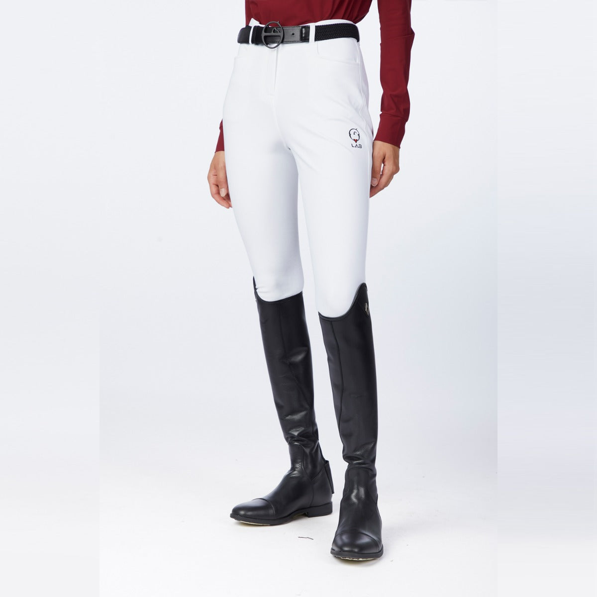 Vestrum Women's Andromeda Breeches Knee Grip High Waist-Optical White