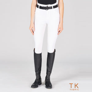 Vestrum Women's Molveno Riding Breeches with Full Grip-Tk Fabric-Optical White